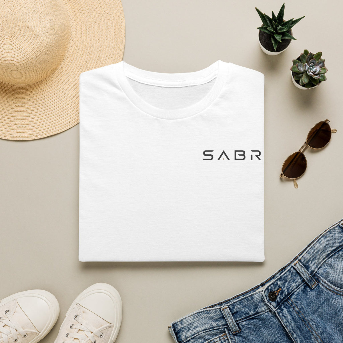 group:white | SABR Women's Everyday Tee - White - Front view