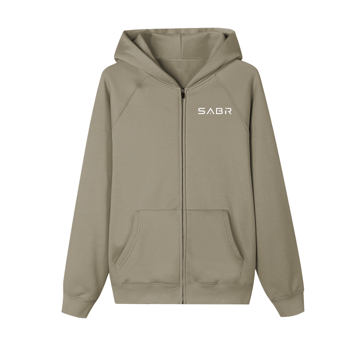 group:carbon-gray | Essential Zip-up Fleece Hoodie - Carbon Gray - Product view 1