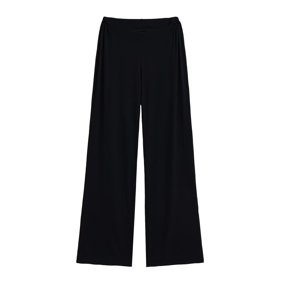 Waist zipper wide leg pants
