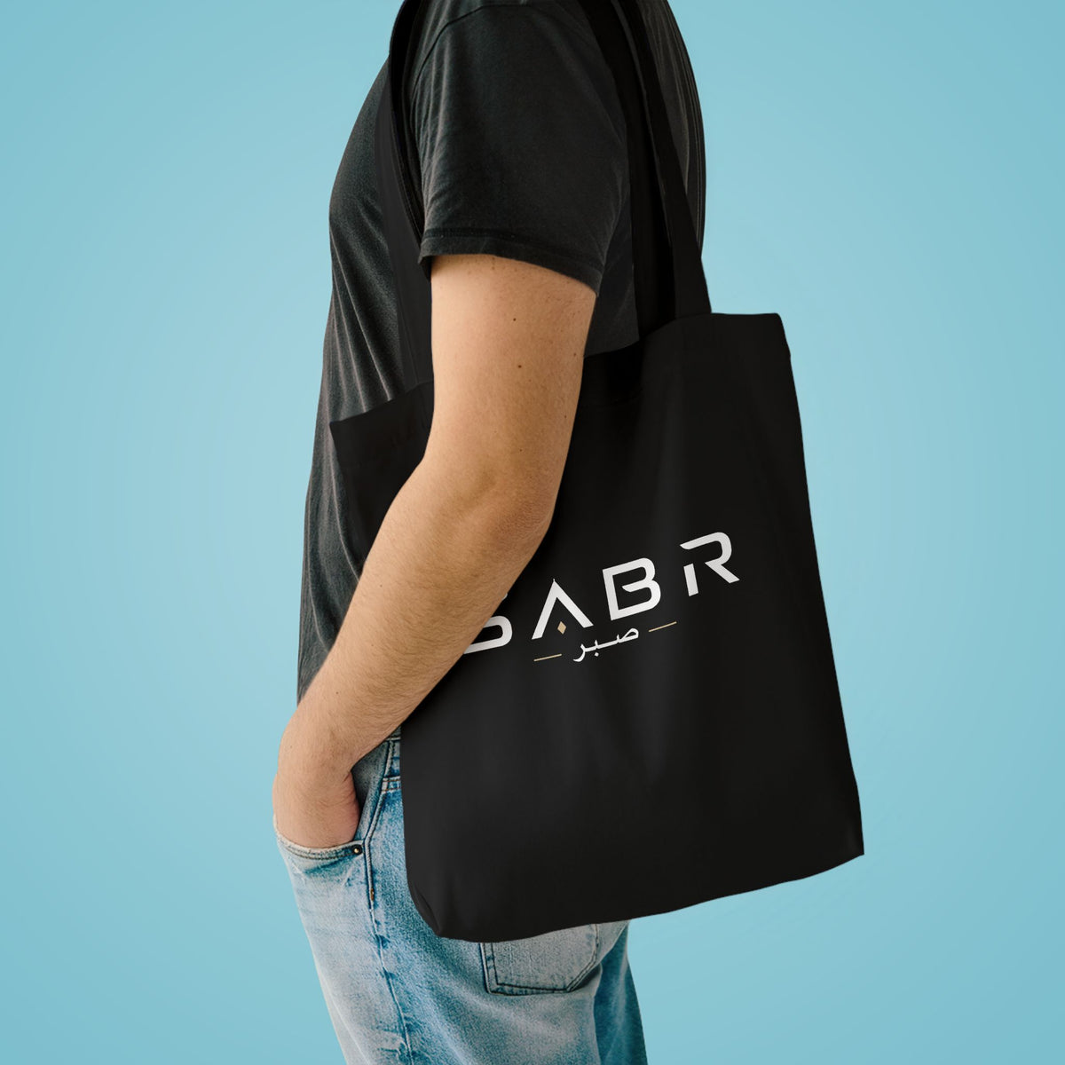 group:black | SABR Signature Tote Bag - Black - Product view 3