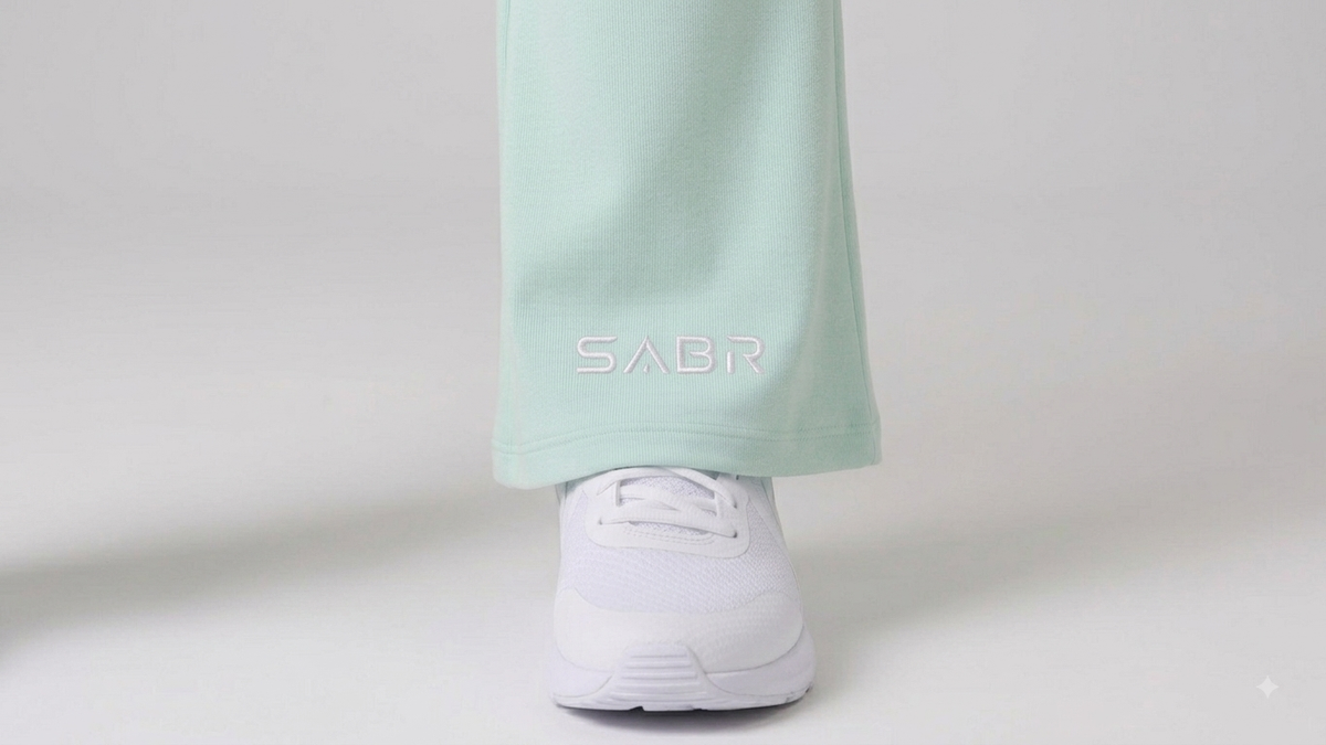 group:soft-mint | SABR Wide Leg Training Pants - Soft Mint - Product view 3