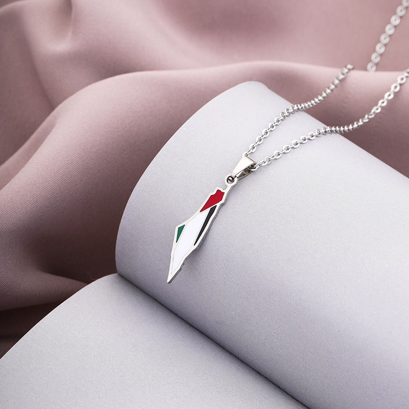 SABR Palestine Pendant Necklace