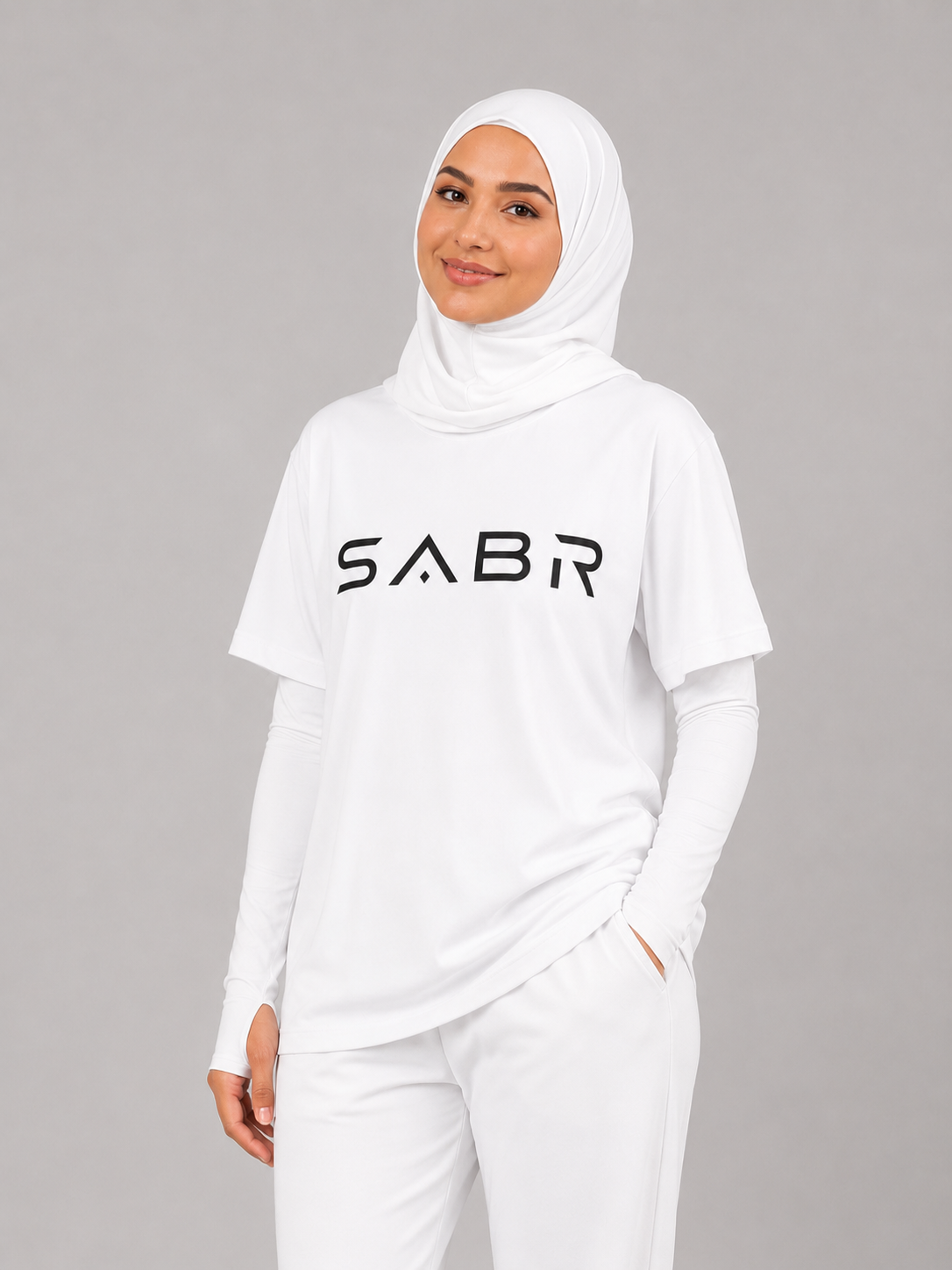 group:cvc-white | SABR Signature Tee - CVC White - Product view 3
