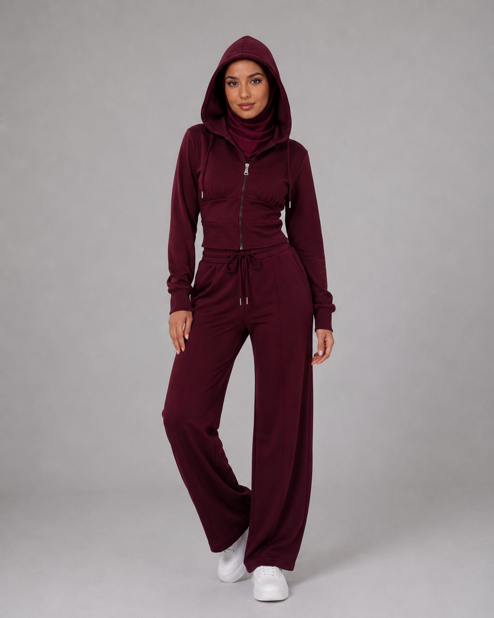 group:burgundy | SABR Two-Piece Set - Burgundy - Product view 2