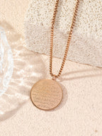 SABR Ayatul Kursi Medallion Necklace