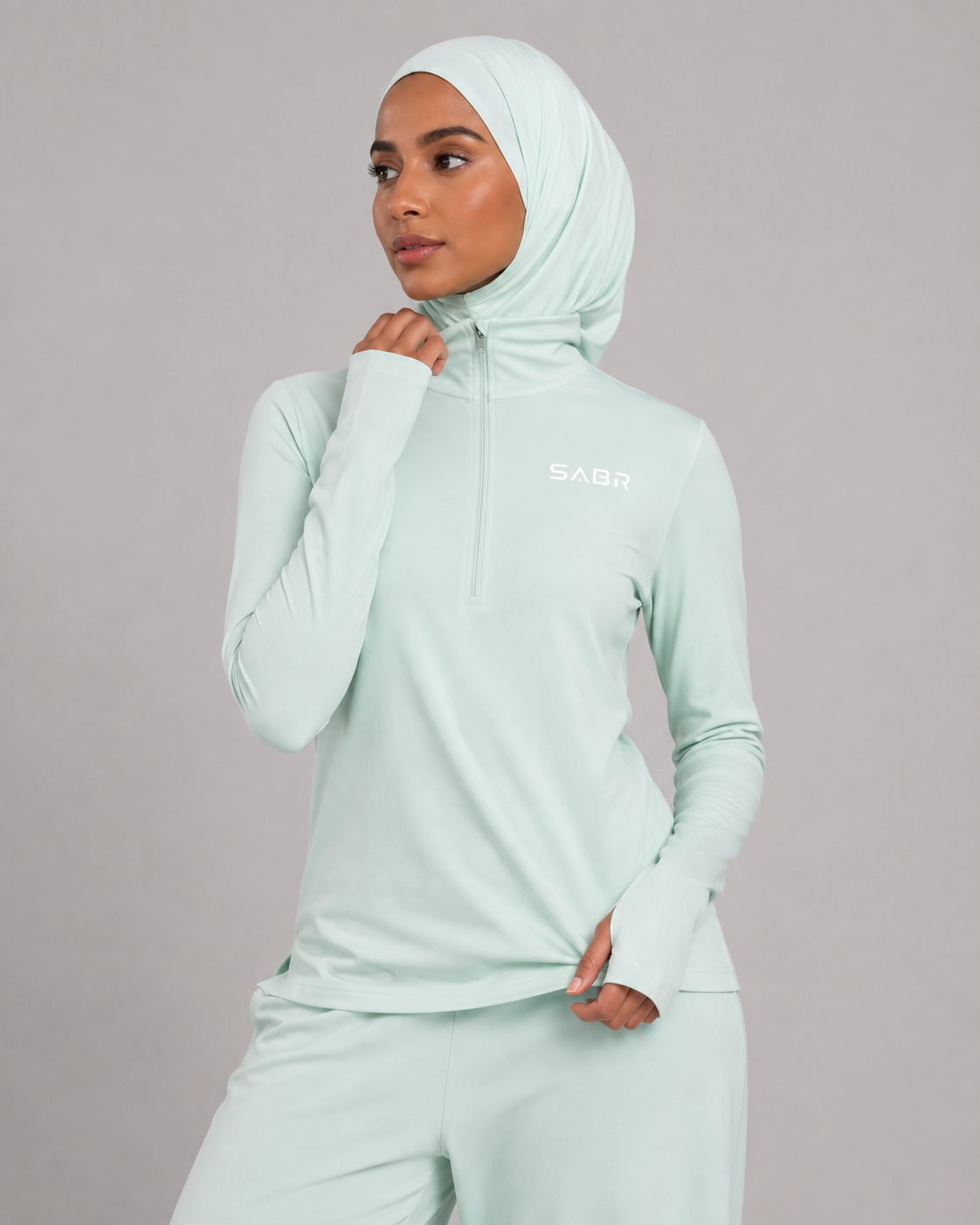 group:light-green | SABR Performance Top - Light Green - Front view