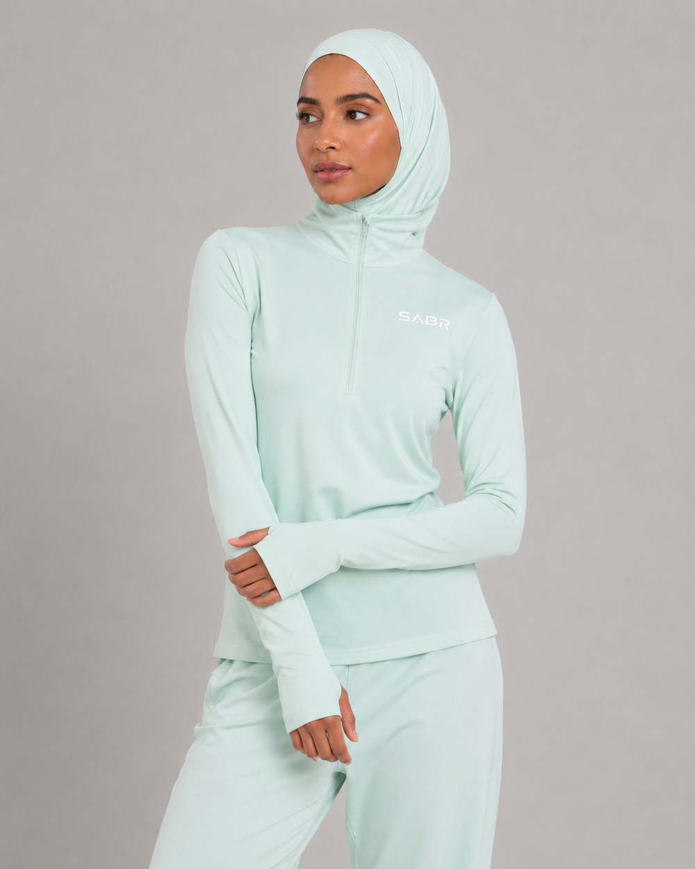 group:light-green | SABR Performance Training Top - Light Green - Product view 2