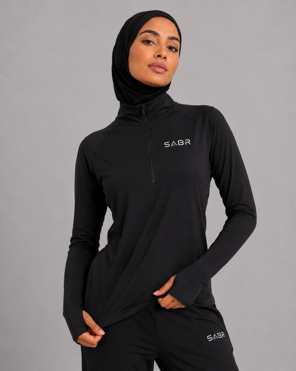 group:black | SABR Performance Training Top - Black - Front view