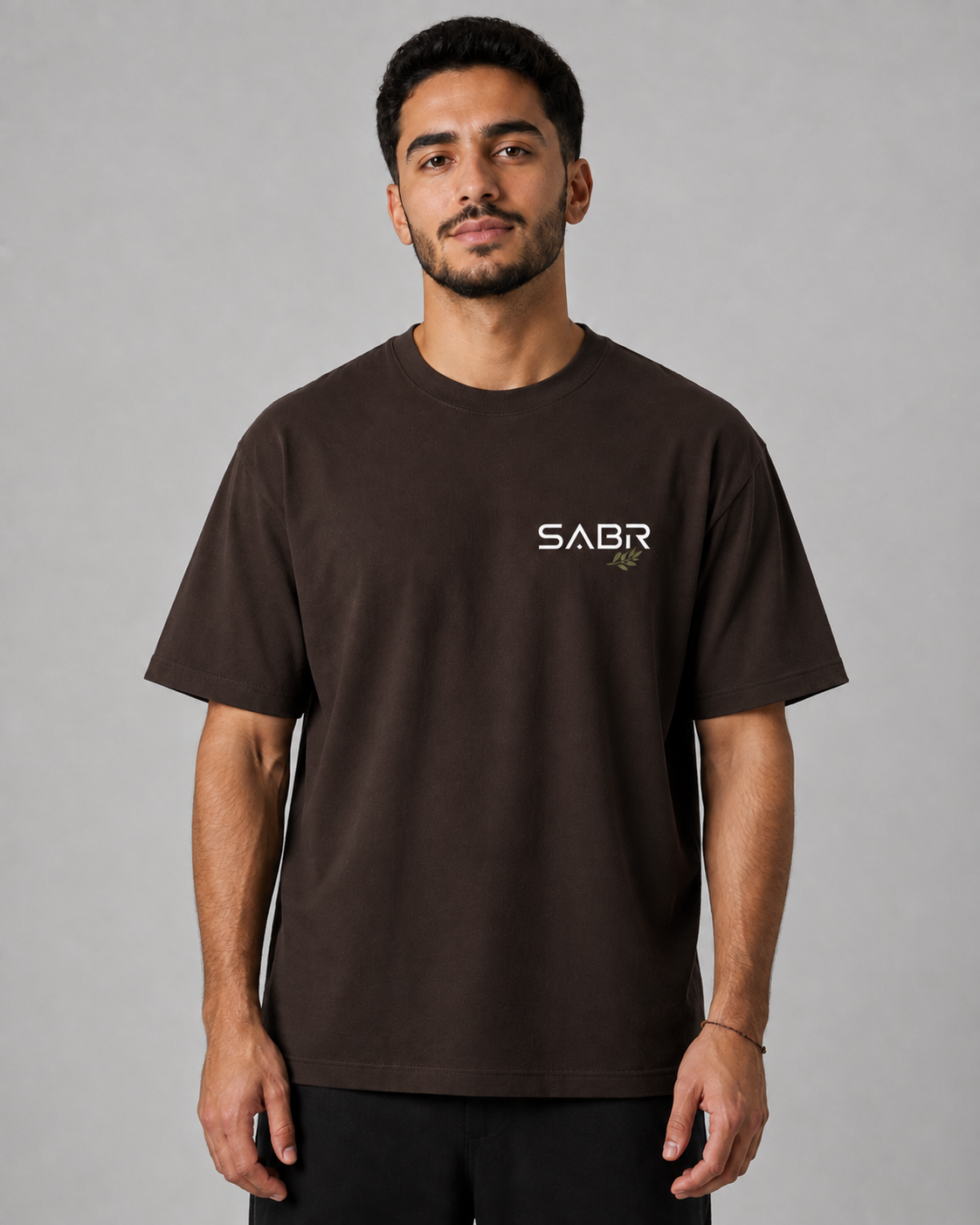 group:coffee | SABR "Palestine Strong" Tee - Coffee - Product view 1