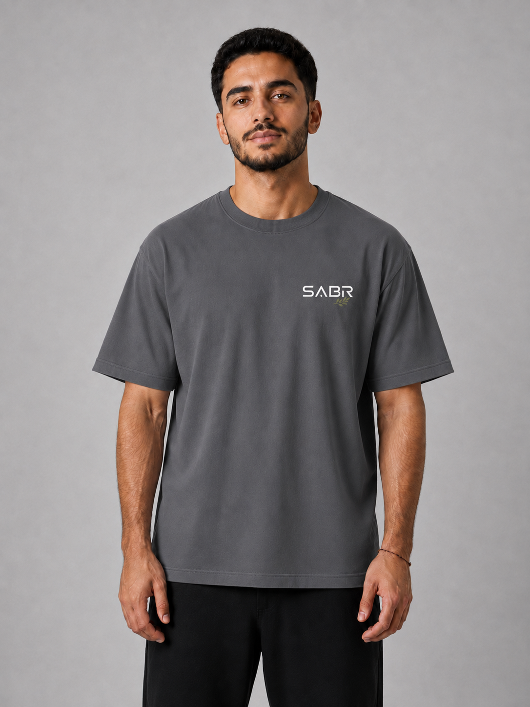 group:dark-gray | SABR "Palestine Strong" Tee - Dark Gray - Product view 1