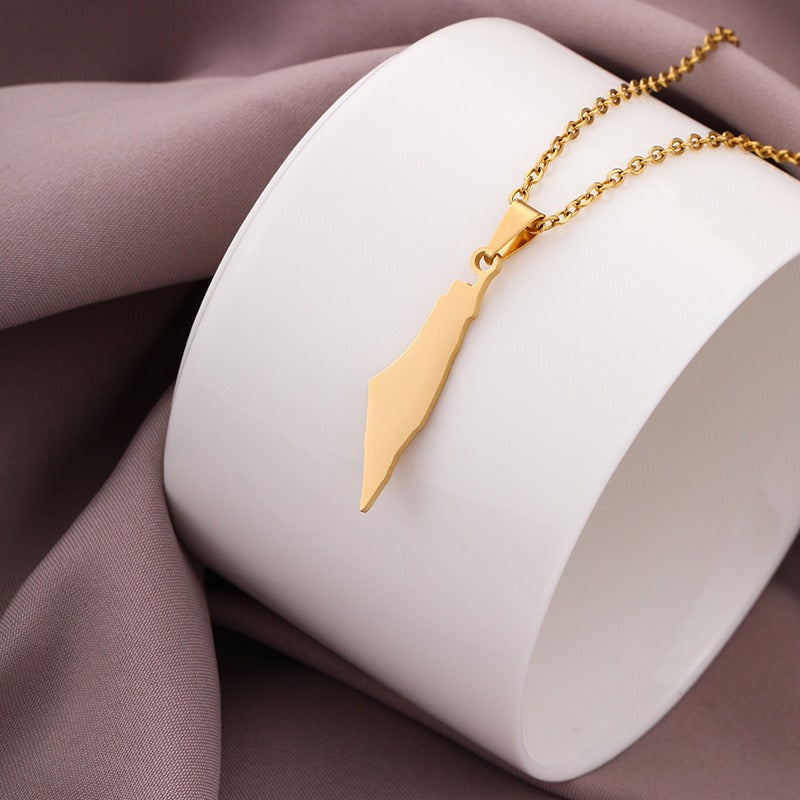 SABR Palestine Pendant Necklace