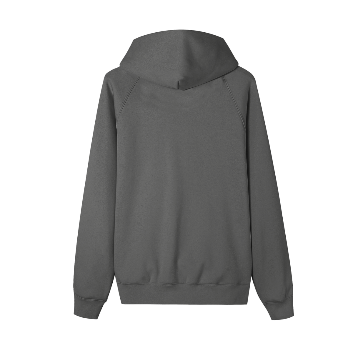 group:cement-gray | Essential Zip-up Fleece Hoodie - Cement Gray - Product view 2