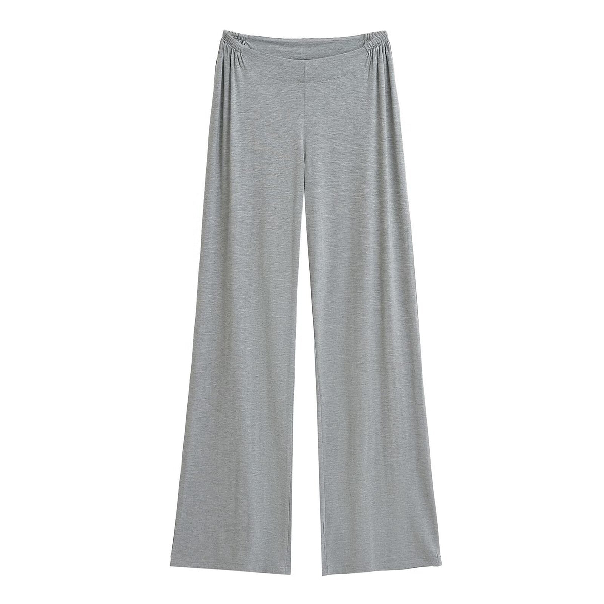 Waist zipper wide leg pants