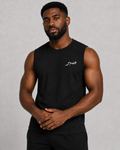 group:black | Arabic SABR Essential Tank - Black - Front view