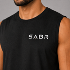 group:black | SABR Essential Muscle Tank - Black - Product view 4