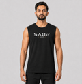 group:black | Essential Tank with Arabic - Black - Front view