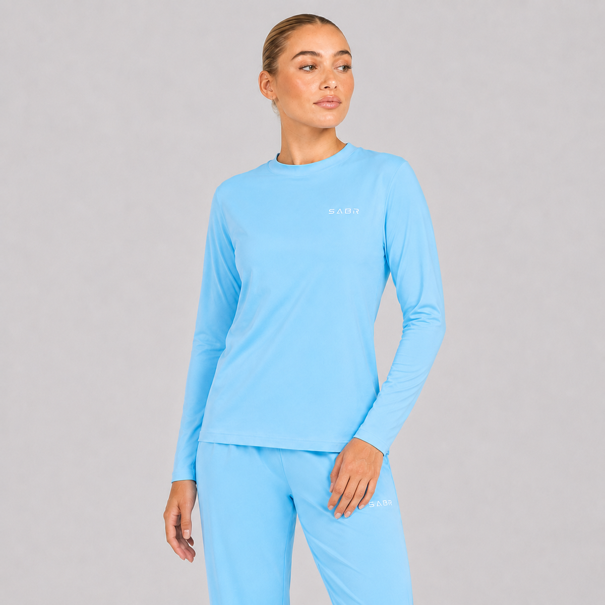 group:light-blue | Women's Pro Long Sleeve - Light Blue - Product view 3