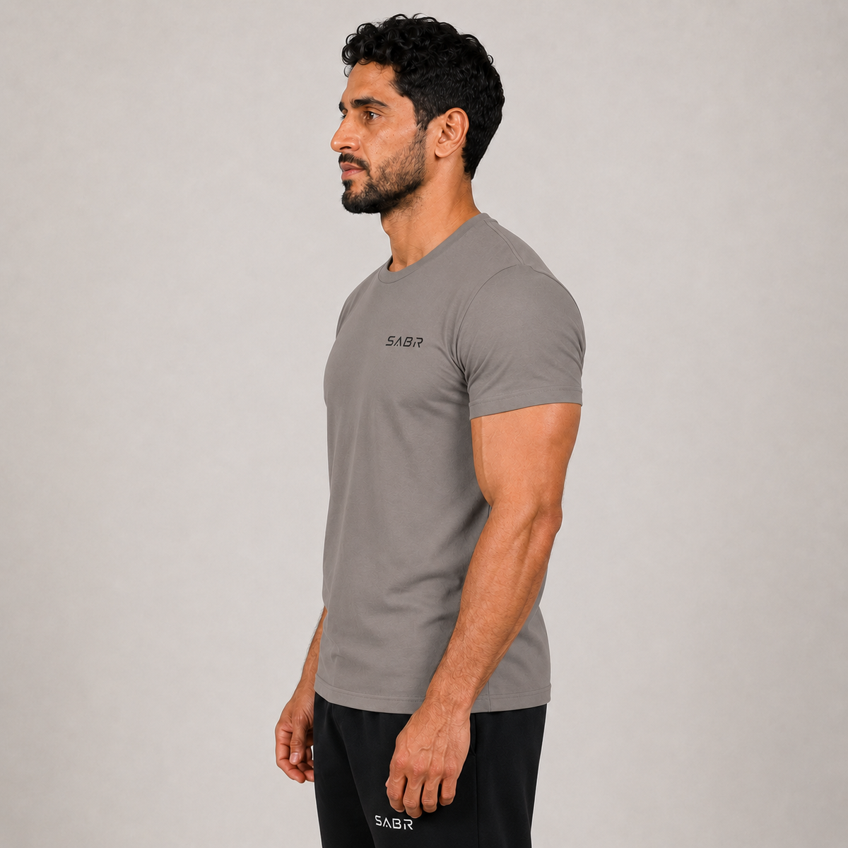 group:cvc-stone-gray | SABR Premium Tee - CVC Stone Gray - Product view 2