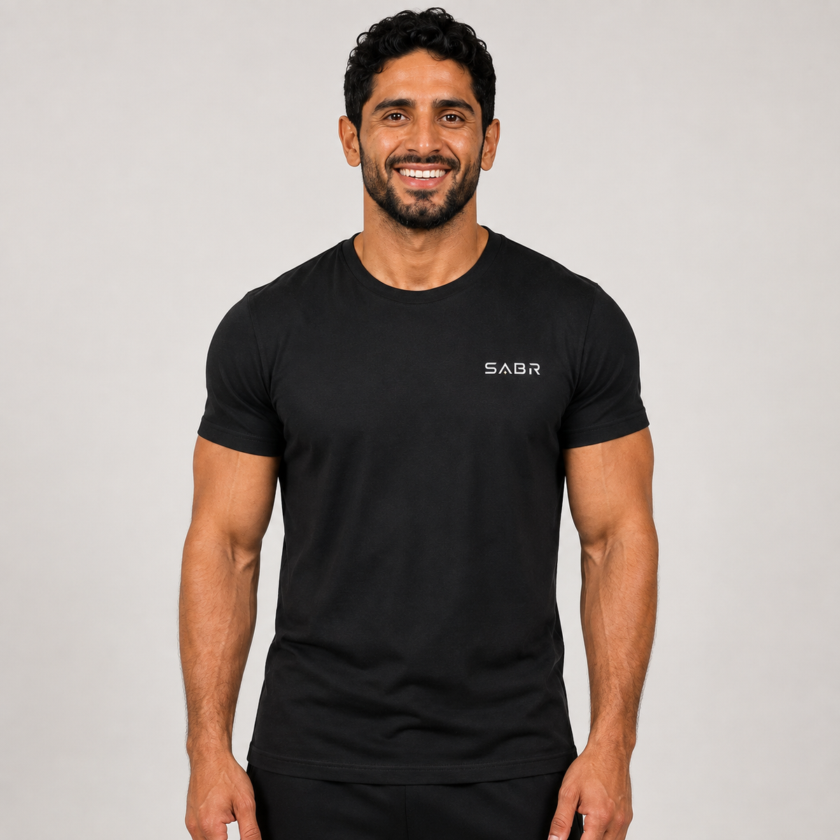 group:cvc-black | SABR Premium Tee - CVC Black - Front view