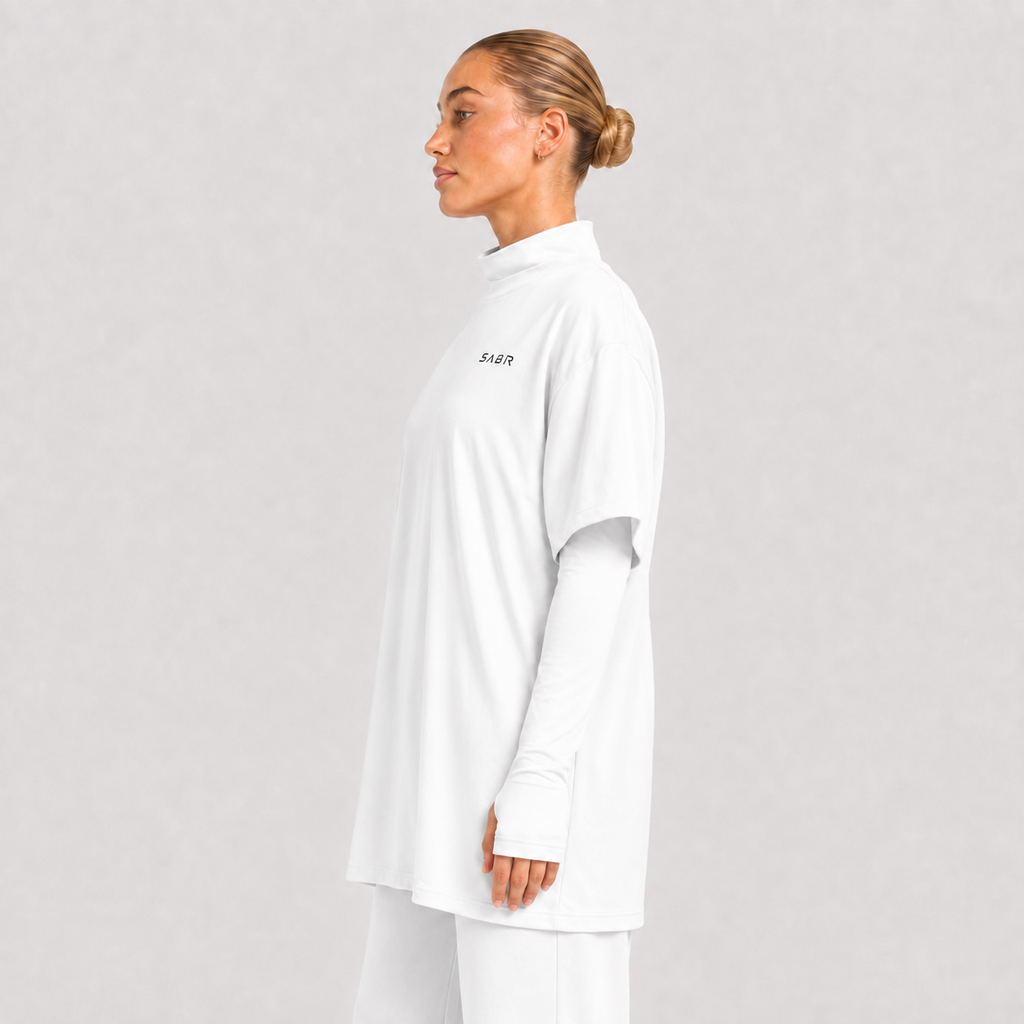 group:white | SABR Women's Everyday Tee - White - Product view 2