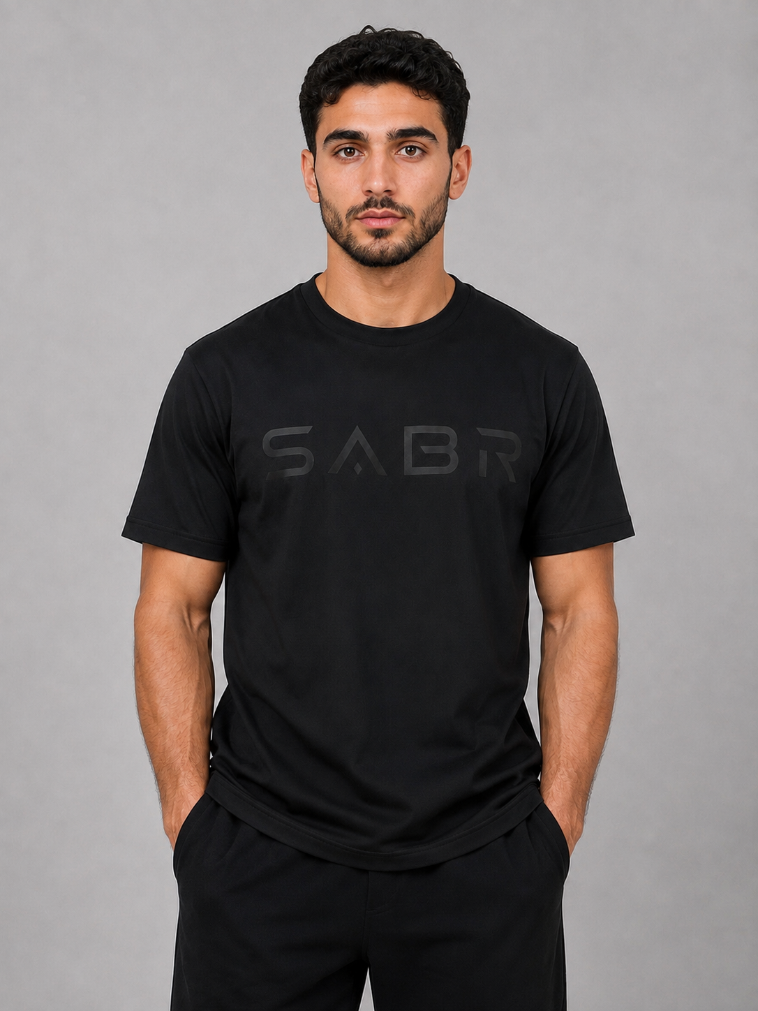 group:cvc-black | SABR Signature Tee - CVC Black - Product view 1