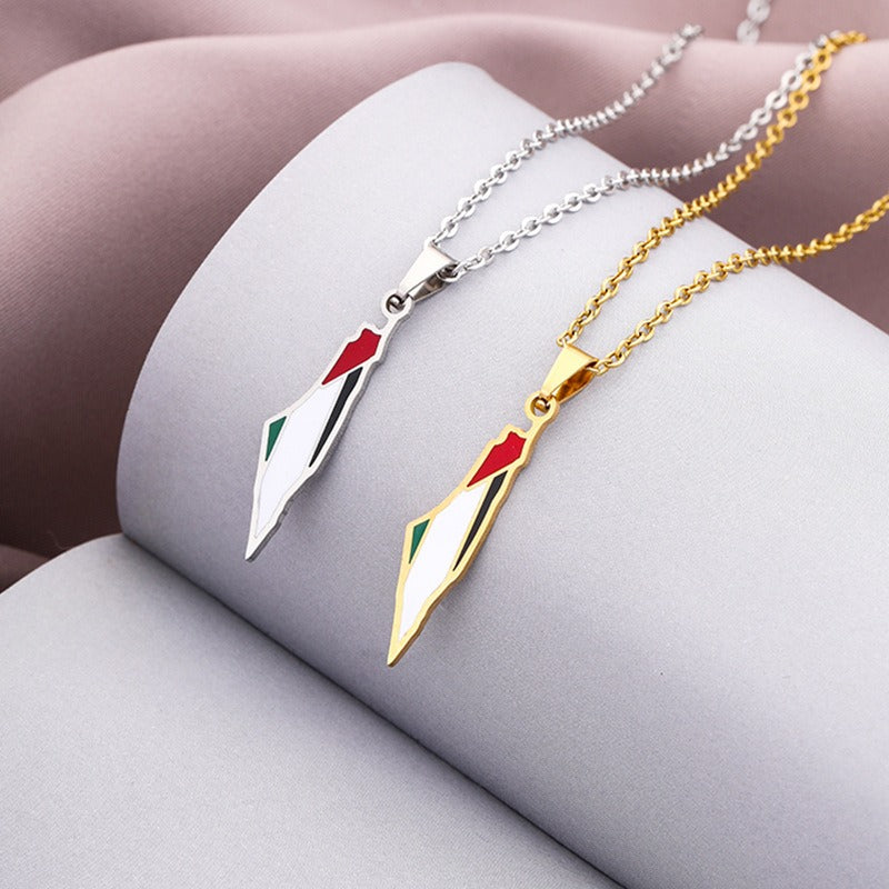 SABR Palestine Pendant Necklace