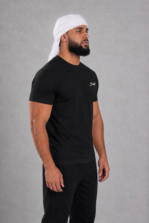 group:black | Arabic SABR Performance Tee - Black - Product view 2