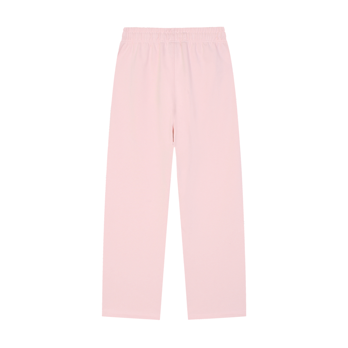 group:pink | Solid Color Straight-Leg Sweatpants - Pink - Product view 2